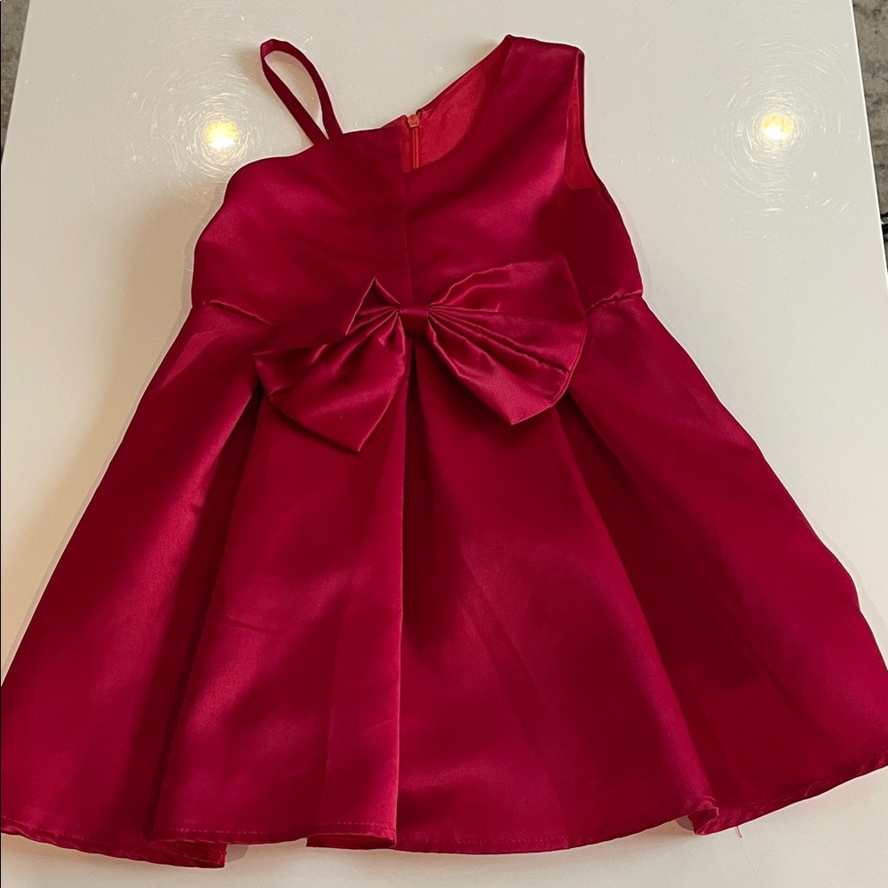 Elegant Red Kids Dress